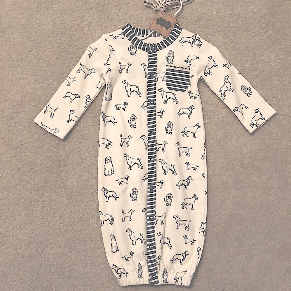 Mudpie Sleep Gown NWT 0-3 months